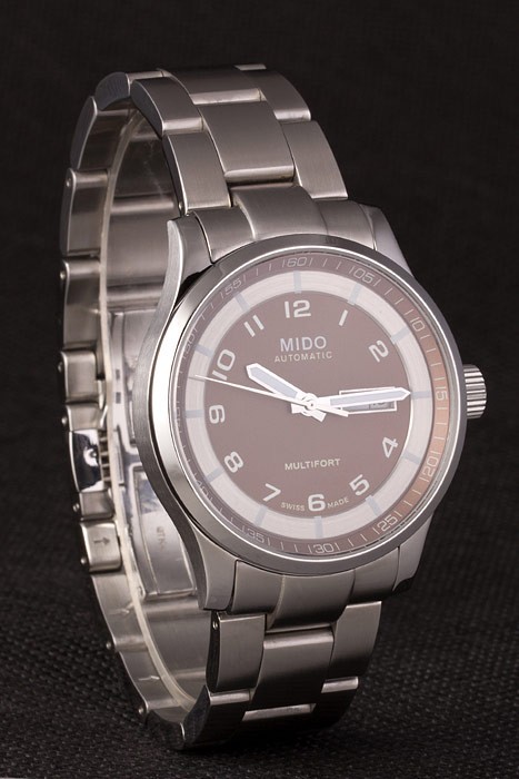 Mido Multifort bracelet en acier inoxydable d'or Dial 80292-1