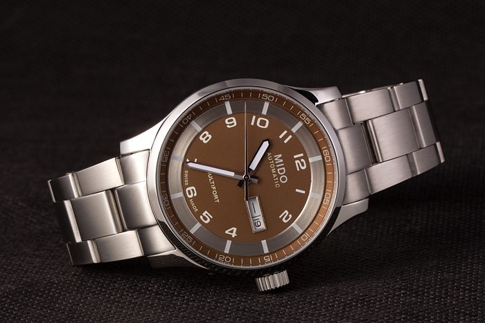 Mido Multifort bracelet en acier inoxydable d'or Dial 80292-2