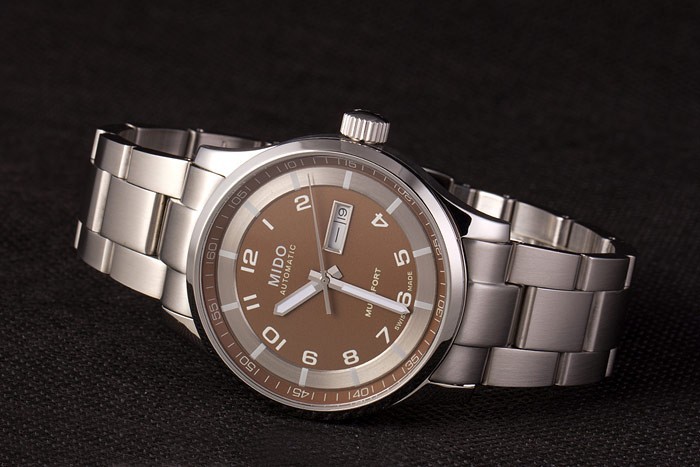 Mido Multifort bracelet en acier inoxydable d'or Dial 80292-3