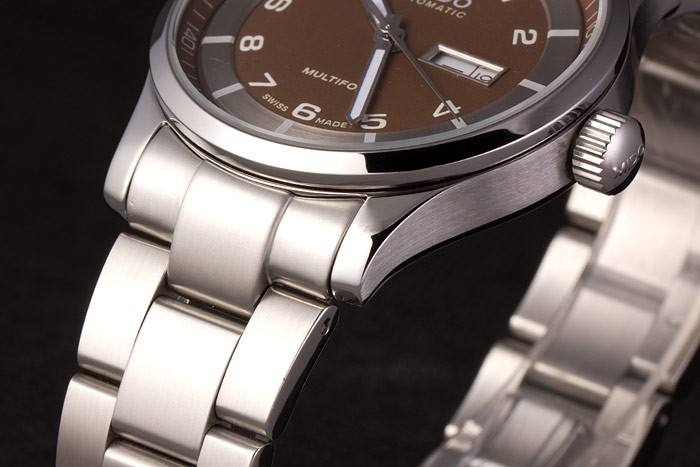 Mido Multifort bracelet en acier inoxydable d'or Dial 80292-5