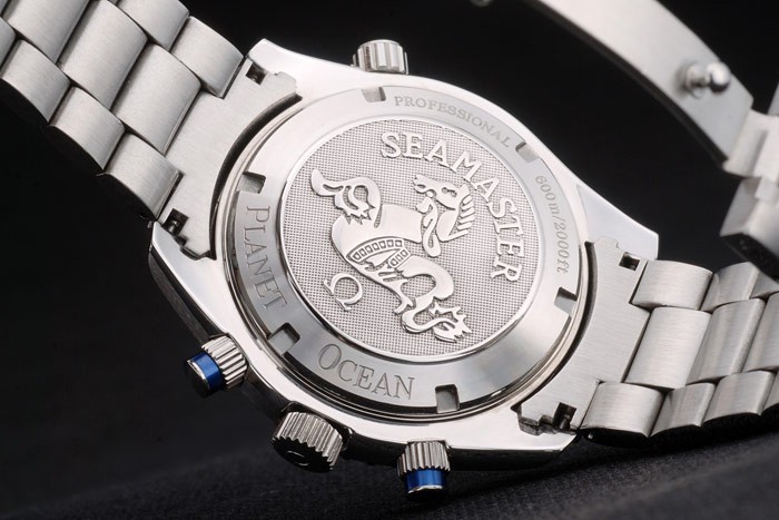 Omega Seamaster Planet Ocean Blue Tachymeter cadran bleu bracelet en acier inoxydable 80239-5