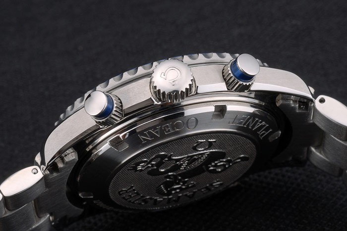 Omega Seamaster Planet Ocean Blue Tachymeter cadran bleu bracelet en acier inoxydable 80239-6