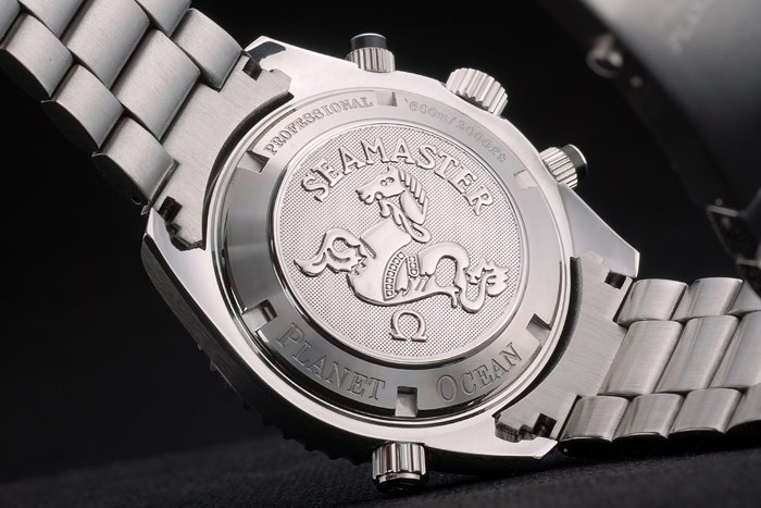 Omega Seamaster Planet Ocean Noir Tachymeter cadran noir bracelet en acier inoxydable 80240-7