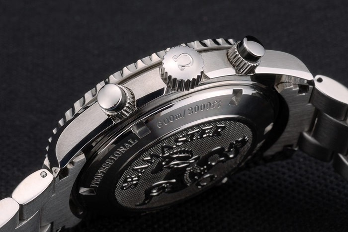 Omega Seamaster Planet Ocean Noir Tachymeter cadran noir bracelet en acier inoxydable 80240-8