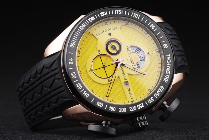 Porsche Régulateur Réserve de marche de copies Replique Montre 4660-1