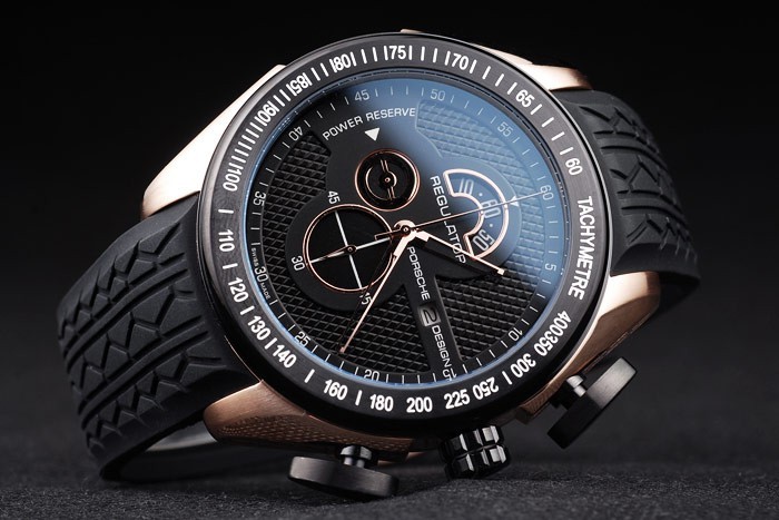 Porsche Régulateur Réserve de marche de copies Replique Montre 4658-1