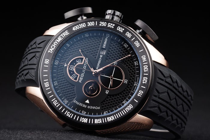 Porsche Régulateur Réserve de marche de copies Replique Montre 4658-2