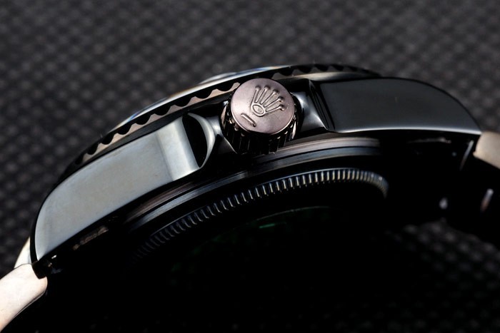 Rolex Submariner Large Lady Black Bezel cadran noir tachymètre-7