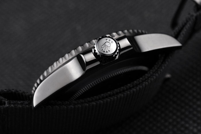 Swiss Rolex Submariner Pro-Hunter Black Fabric Strap cadran noir-5