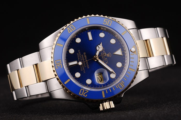 Rolex Submariner cadran bleu bleu Tachymeter-2