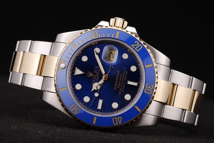Rolex Submariner cadran bleu bleu Tachymeter-3