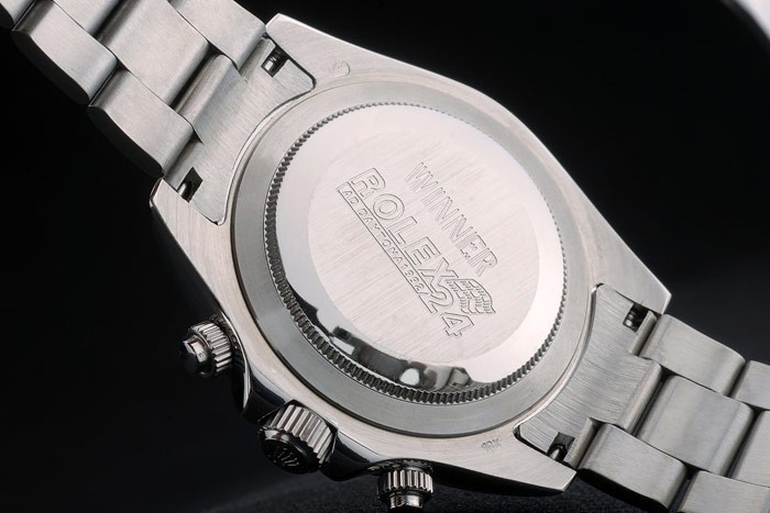Rolex Daytona Noir Tachymeter Céramique Steep inoxydable Strap cadran blanc 80249-7