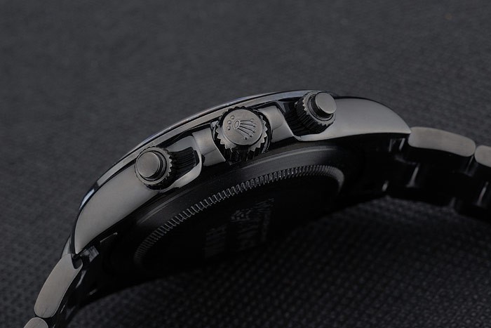 Rolex Daytona Noir Ion plaqué tachymètre noir bracelet en acier inoxydable cadran vert 80246-8