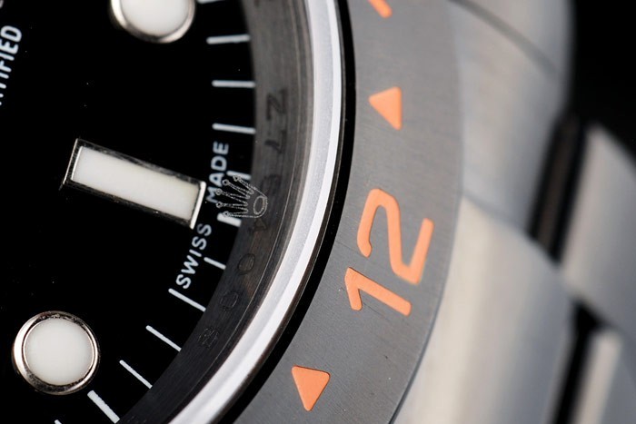 Rolex Explorer Noir Céramique Bezel cadran noir tachymètre-9