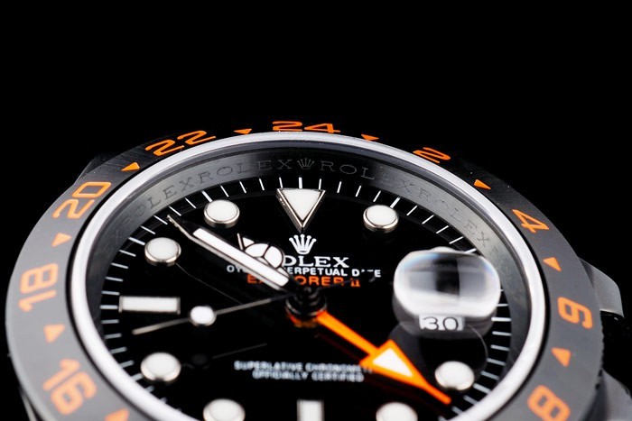 Rolex Explorer Noir Céramique Bezel cadran noir tachymètre-1