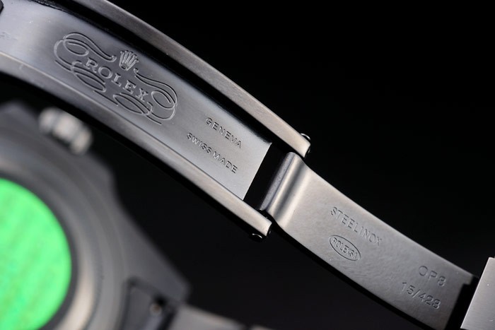 Rolex Explorer Noir Céramique Bezel cadran noir tachymètre-6