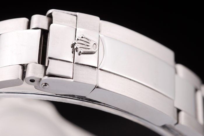 Rolex Explorer en acier inoxydable cadran noir tachymètre-4