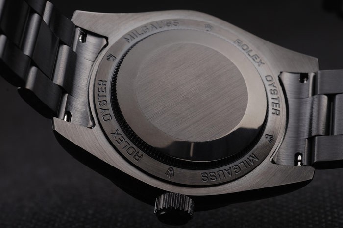 Rolex Milgauss teinté vert Saphire Pro-Hunter cadran noir-6