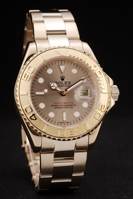 Rolex Yacht Master Gold Dial Or Tachymeter-1