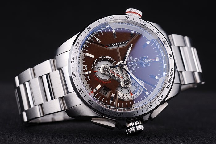 Tag Heuer Carrera McLaren en céramique noire Lunette en acier inoxydable Bracelet 7920-1