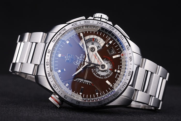 Tag Heuer Carrera McLaren en céramique noire Lunette en acier inoxydable Bracelet 7920-2