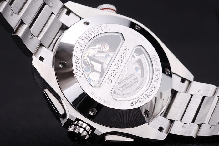 Tag Heuer Carrera McLaren en céramique noire Lunette en acier inoxydable Bracelet 7920-5