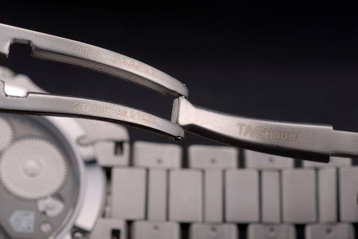 Tag Heuer Carrera Pendulum bracelet en cuir noir 7919-5