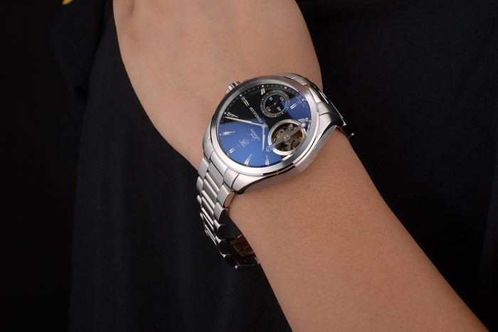 Tag Heuer Carrera Pendulum bracelet en cuir noir 7919-8