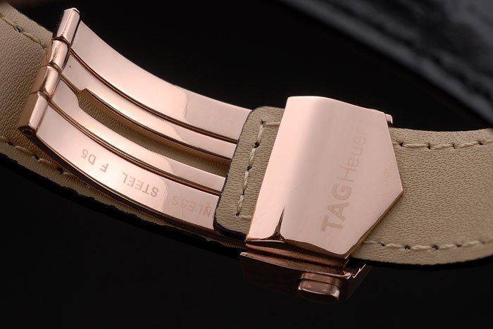Tag Heuer Carrera cadran blanc bracelet en acier inoxydable 7925-6