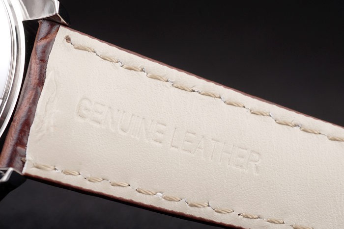 Tag Swiss Heuer Carrera Tachymètre Bezel Dark Brown Leather Strap Cadran Blanc-7
