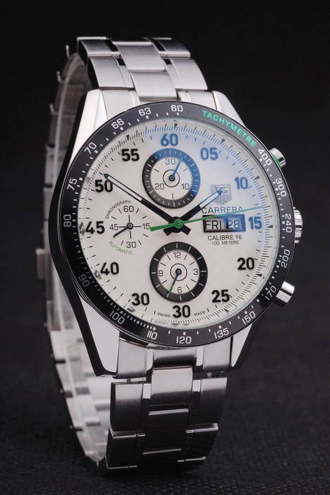 Blanc Carrera Replique Montre 3761-3