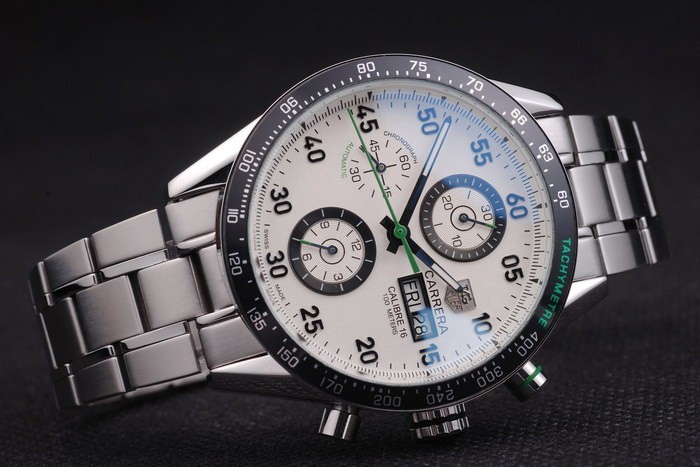 Blanc Carrera Replique Montre 3761-4
