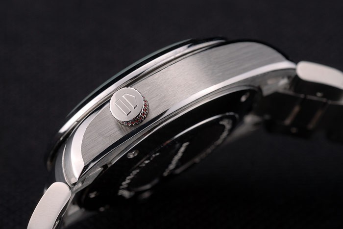 Tag Boîtier en acier inoxydable Carrera Heuer et bracelet cadran noir 7909-8