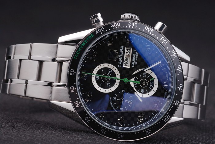 Noir Carrera Replique Montre 3757-3
