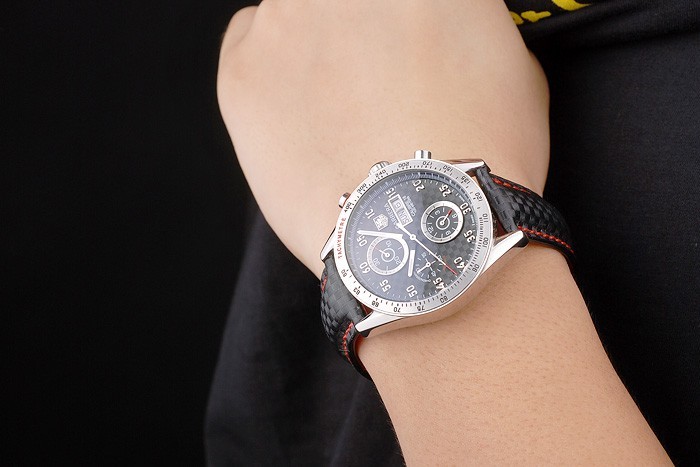 Noir Carrera Replique Montre 3759-2