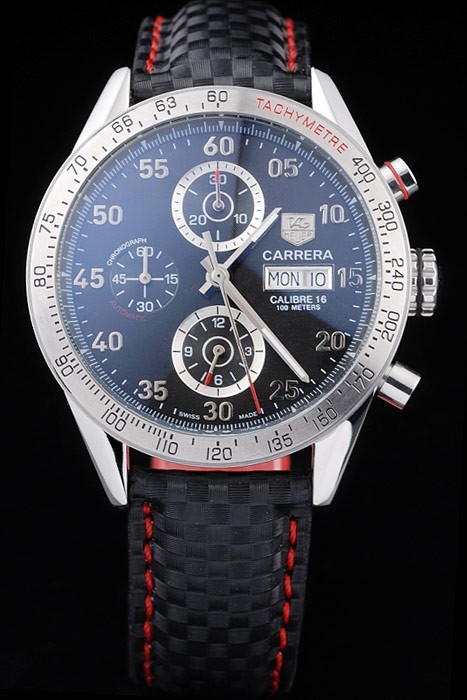 Noir Carrera Replique Montre 3759-3