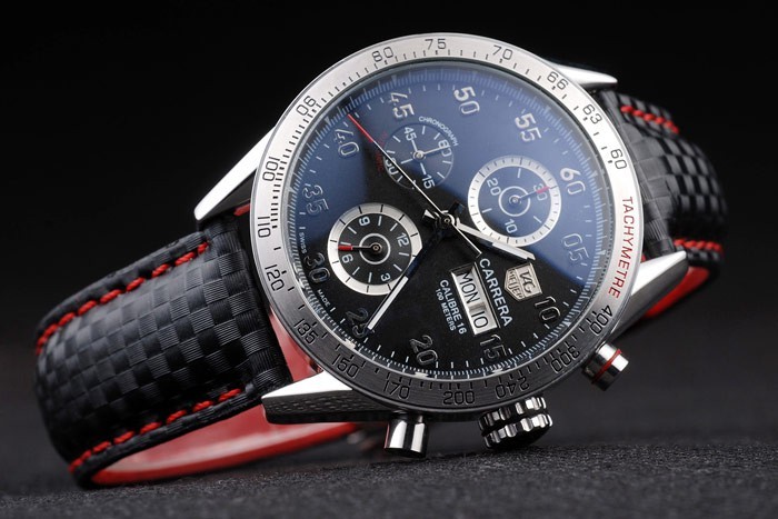 Noir Carrera Replique Montre 3759-5