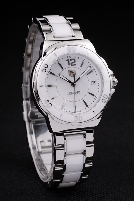 Tag Heuer Formula 1 Céramique blanche Bezel Cadran Blanc-1