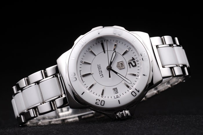 Tag Heuer Formula 1 Céramique blanche Bezel Cadran Blanc-2