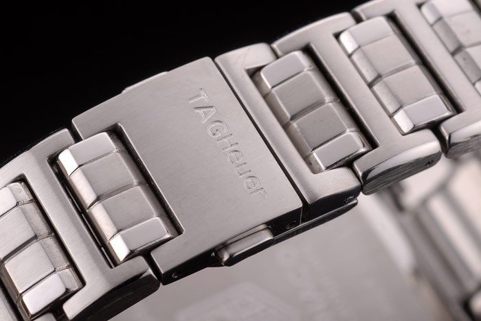 Tag Heuer Monaco Mikrograph bracelet en acier inoxydable à cadran noir 7922-5