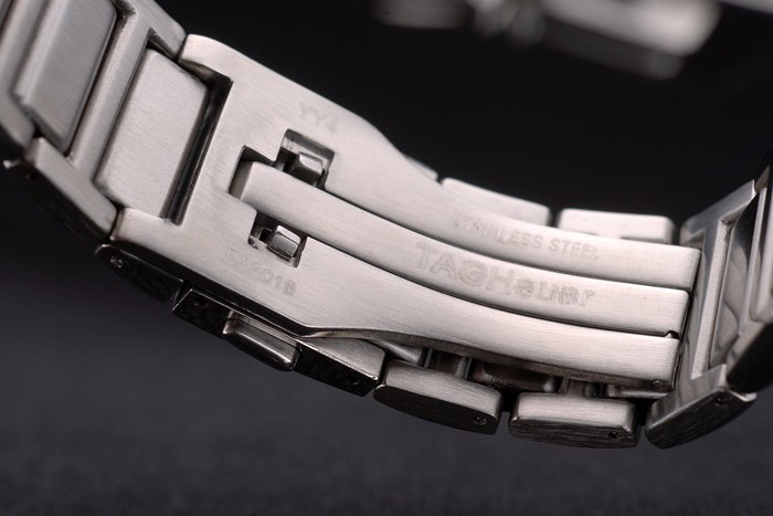 Tag Heuer Monaco Mikrograph bracelet en acier inoxydable à cadran noir 7922-6