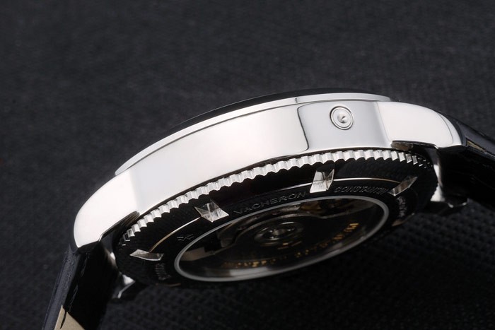 Vacheron Constantin Replique Montre 80229 en cuir de luxe-9