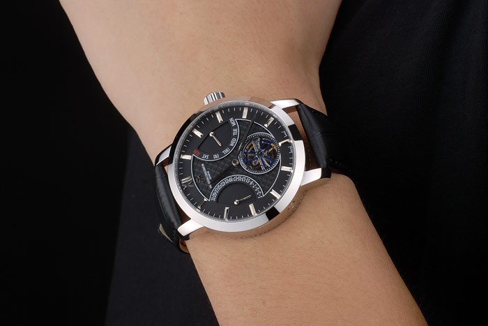 Vacheron Constantin Replique Montre 80229 en cuir de luxe-1