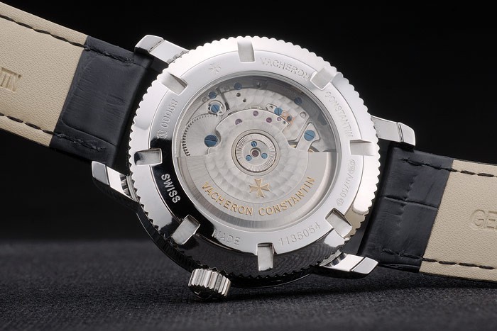 Vacheron Constantin Replique Montre 80229 en cuir de luxe-7