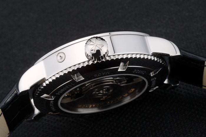 Vacheron Constantin Replique Montre 80229 en cuir de luxe-8